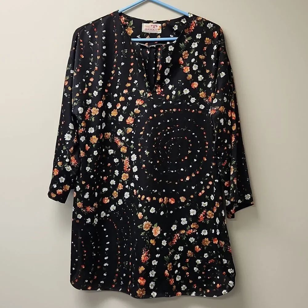 Vintage Sears Hawaii Lei Top XL